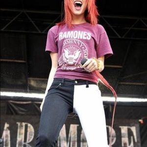 Split Black and White Skinnys